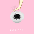 Lash Fan Glue Adhesive Flower Blooming cups (100x pack) - One V Salon