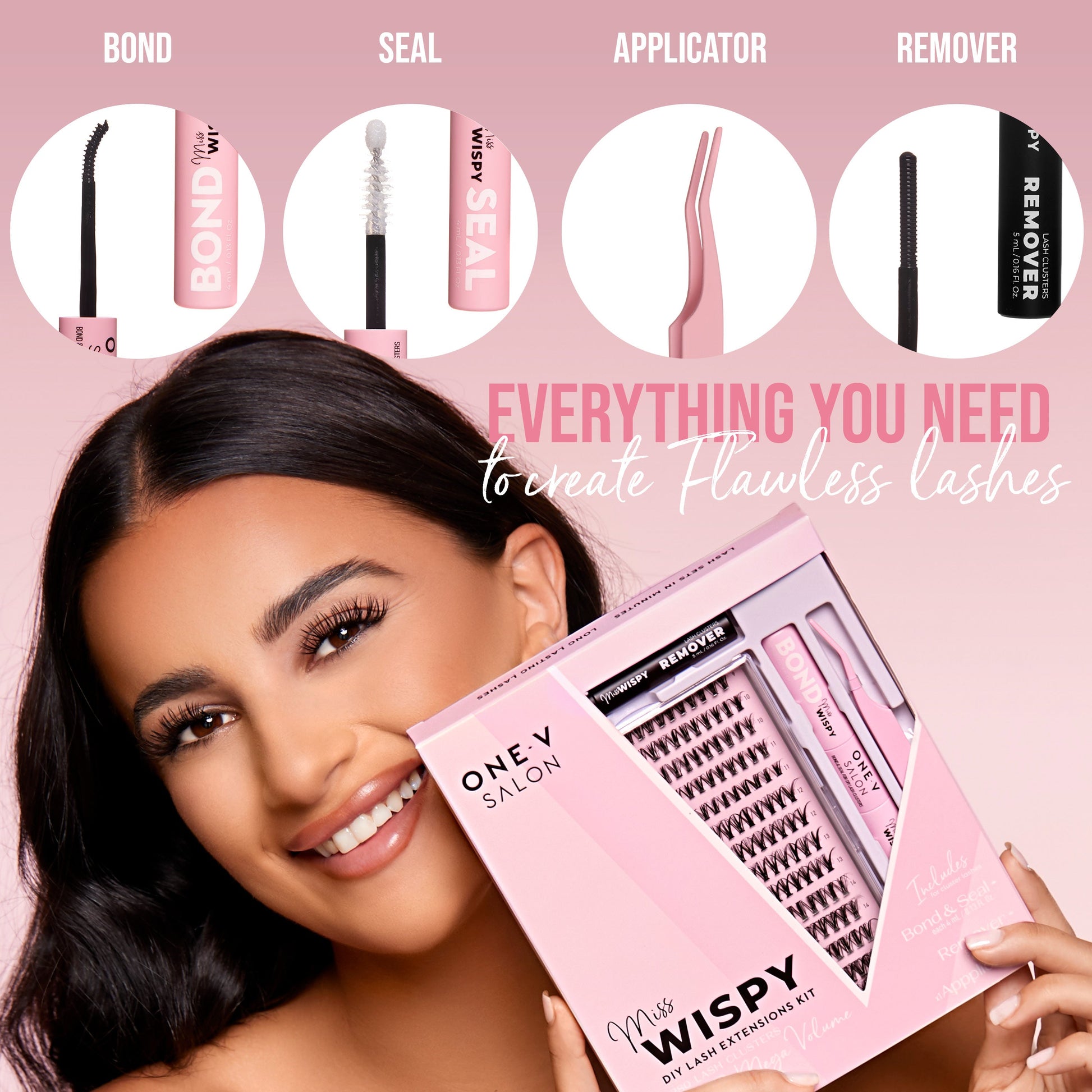 DIY Lash Cluster Kits - 30D Complete Kit - One V Salon