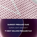 5D Premade Fans - Short Stem Pro - Ultra Dark - One V Salon