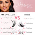 30D Mega Volume - 280 DIY Cluster Lashes - One V Salon