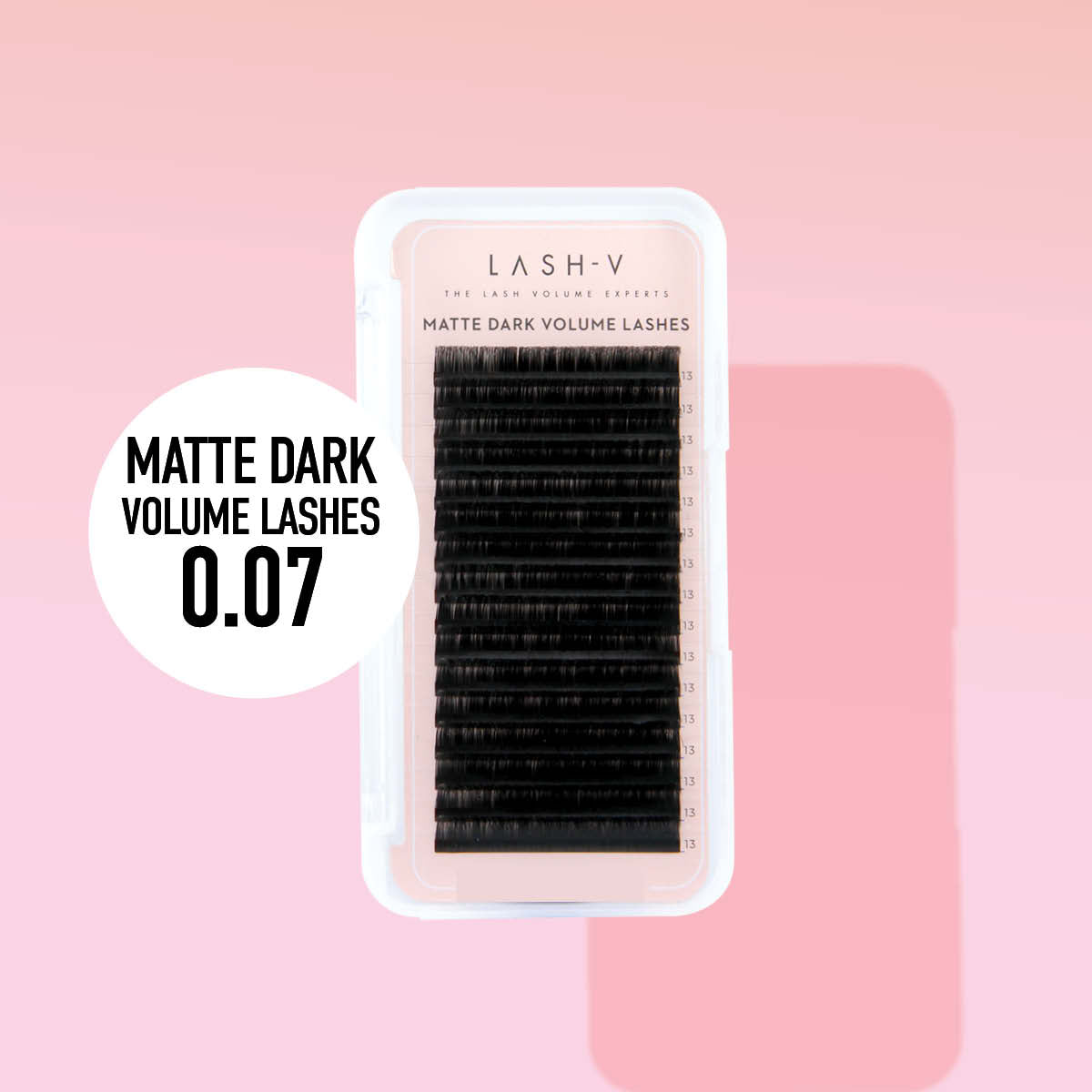 Matte Dark Volume Lashes Saver Bundle - x3 - 0.03/ 0.05/ 0.07 - One V Salon