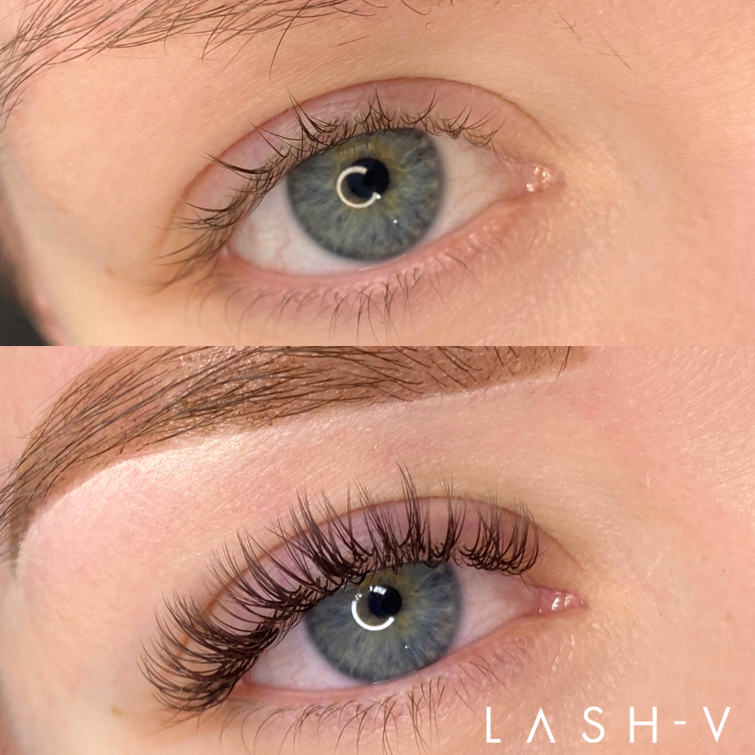 Matte Dark Volume Dark Brown Lashes - 0.05 - One V Salon