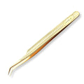 Luxe Gold Tweezers - 45° #3 - One V Salon