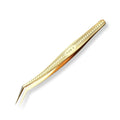 Luxe Gold Tweezers - Angled #5 - One V Salon