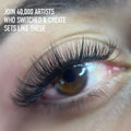 Sample Short Stem Pro Lash Fans - up to 80 Fans - One V Salon