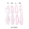 Anime Flexi Silicone Rods - Lash Lifting Shields - 4 Sizes (8x Pack) - One V Salon