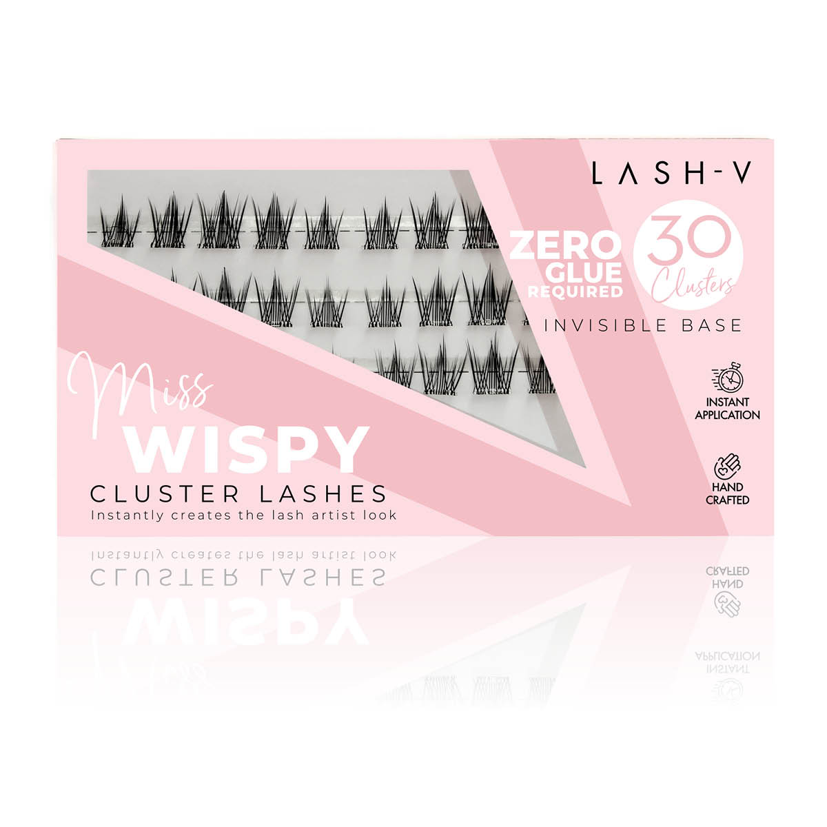 Miss Wispy Cluster Lashes - No Glue - 30 Clusters . - One V Salon