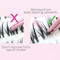 Miss Wispy Cluster Lashes - 77 Clusters Style 2 Pointed Wispies Combo Kit - One V Salon