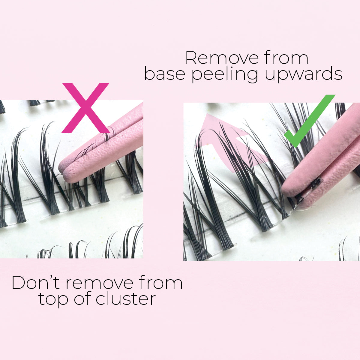Miss Wispy Cluster Lashes - 77 Clusters Style 2 Pointed Wispies Complete Kit - One V Salon