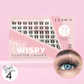 Miss Wispy Cluster Lashes - 77 Clusters Style 4 Double Wispies - One V Salon