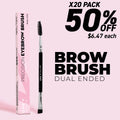 Precision Eyebrow Brush Dual Ended- Bundle Packs - One V Salon