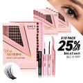 Luxe 3D Flawless -Glam Volume - 154 DIY Cluster Lashes Complete Kit (Bundle Pack) - One V Salon