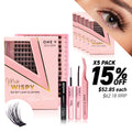 Luxe 3D Flawless -Glam Volume - 154 DIY Cluster Lashes Complete Kit (Bundle Pack) - One V Salon