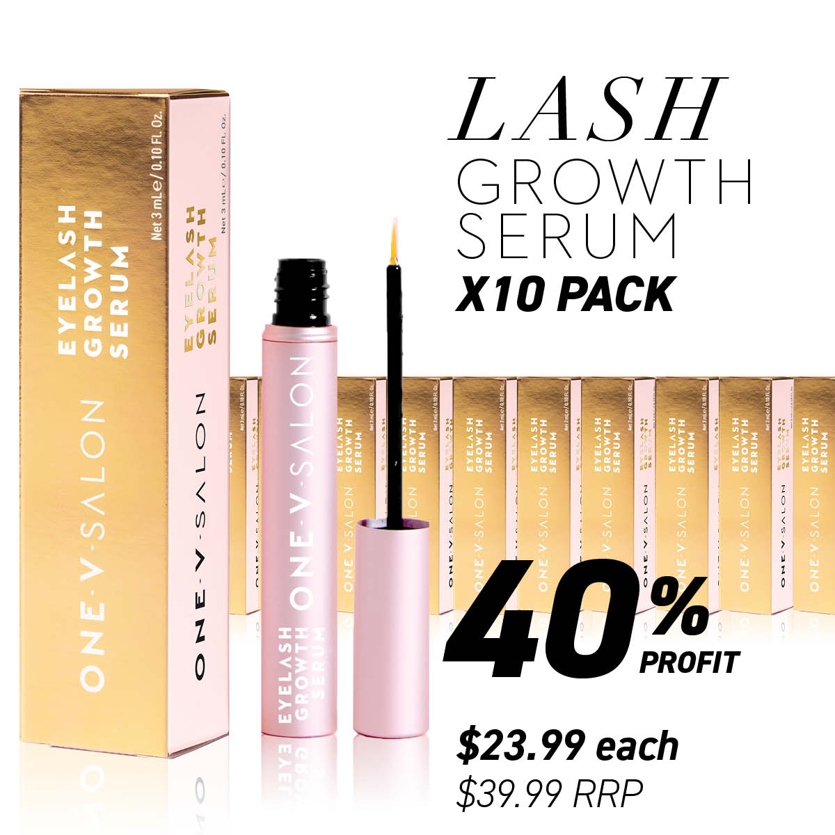 Eyelash Growth Serum - (Bundle Packs) - One V Salon