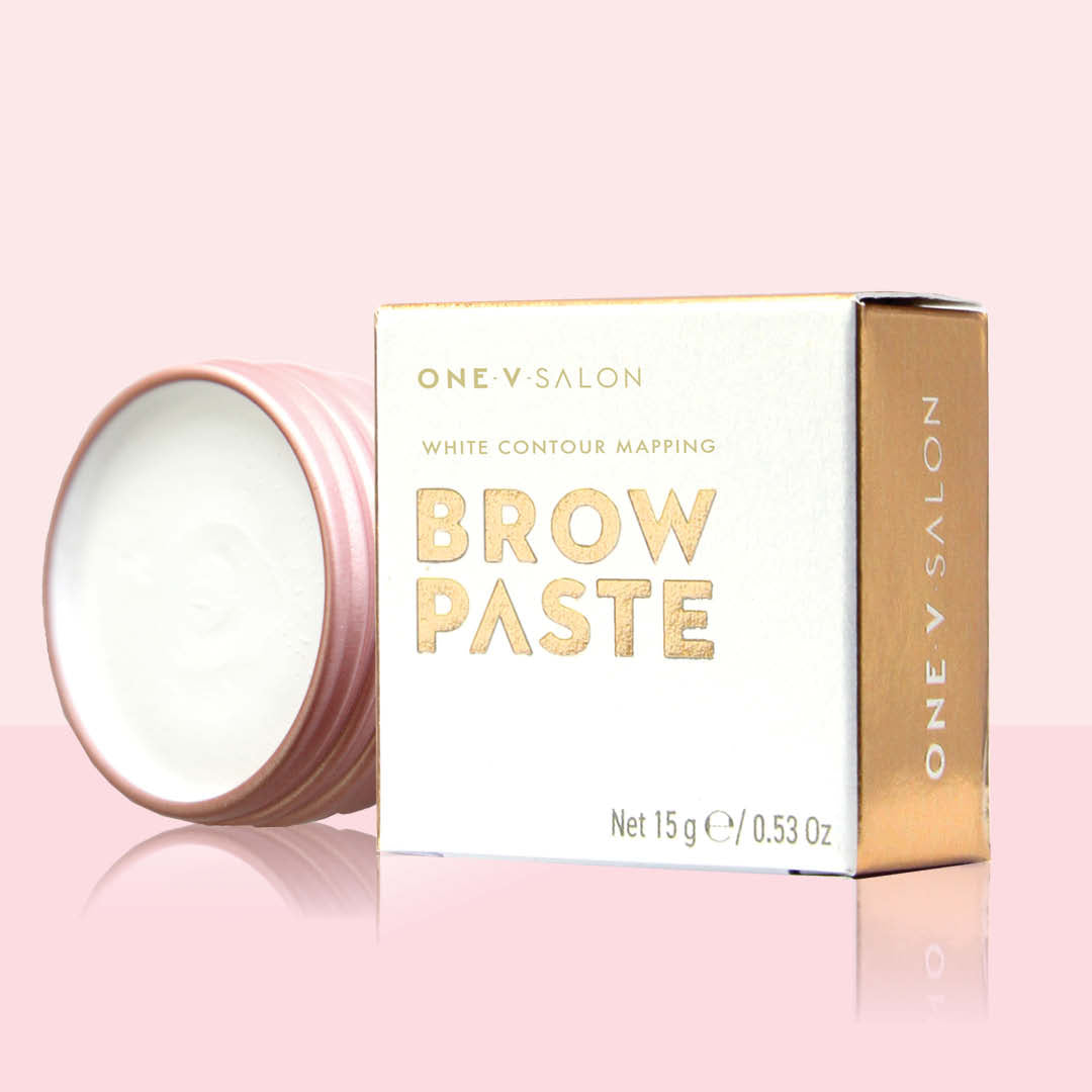 BROW PASTE - white contour mapping  15g - One V Salon