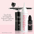 AIRBRUSH LIQUID ACTIVATOR 100ml + LIQUID DYE 15ml BUNDLE SAVER - One V Salon