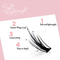 Miss Wispy Cluster Lashes - Vixen Complete Kit - One V Salon