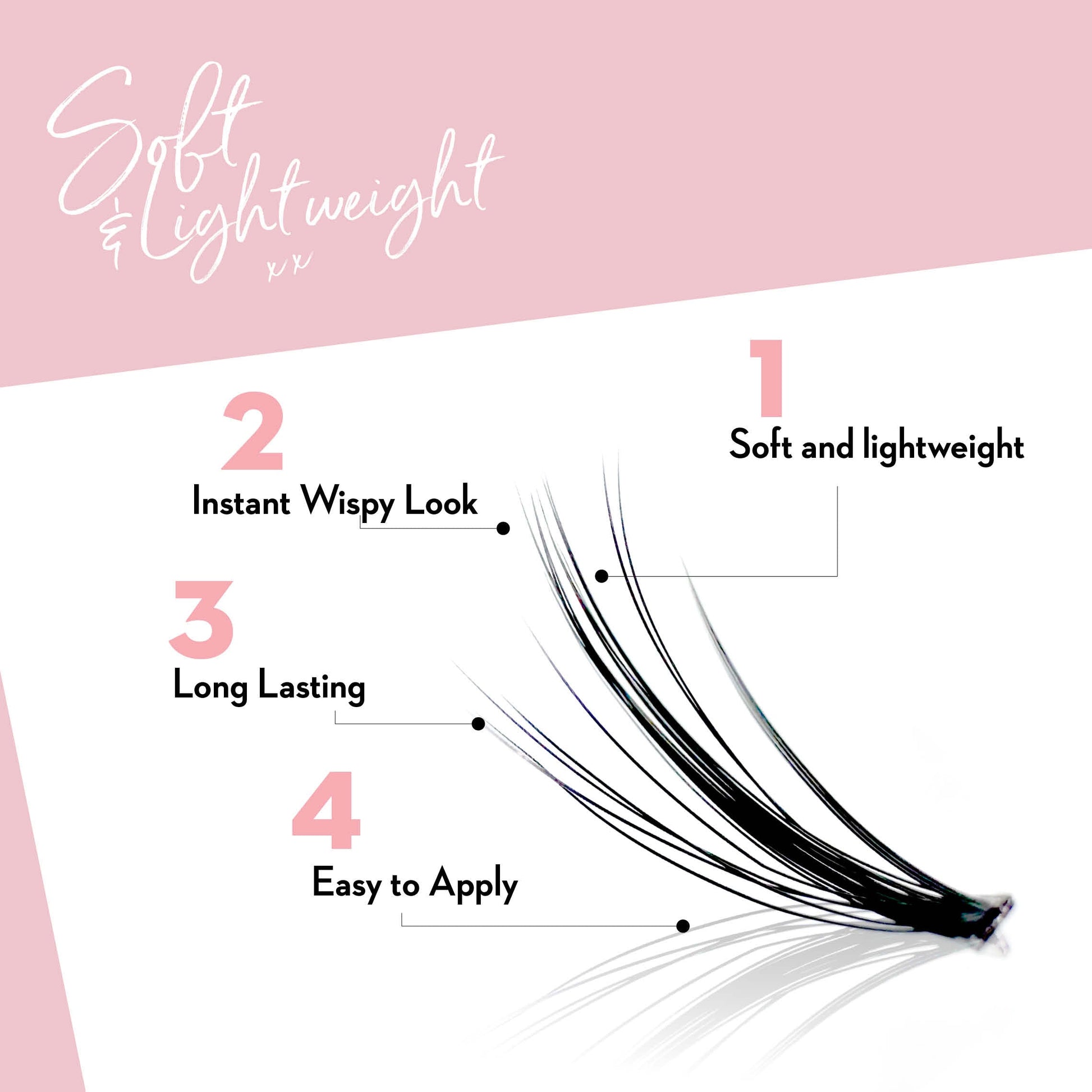 Miss Wispy Cluster Lashes - Petite Vixen Complete Kit - One V Salon