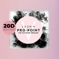 20D Pro-Point Ultimate - 500 Loose Fans - One V Salon
