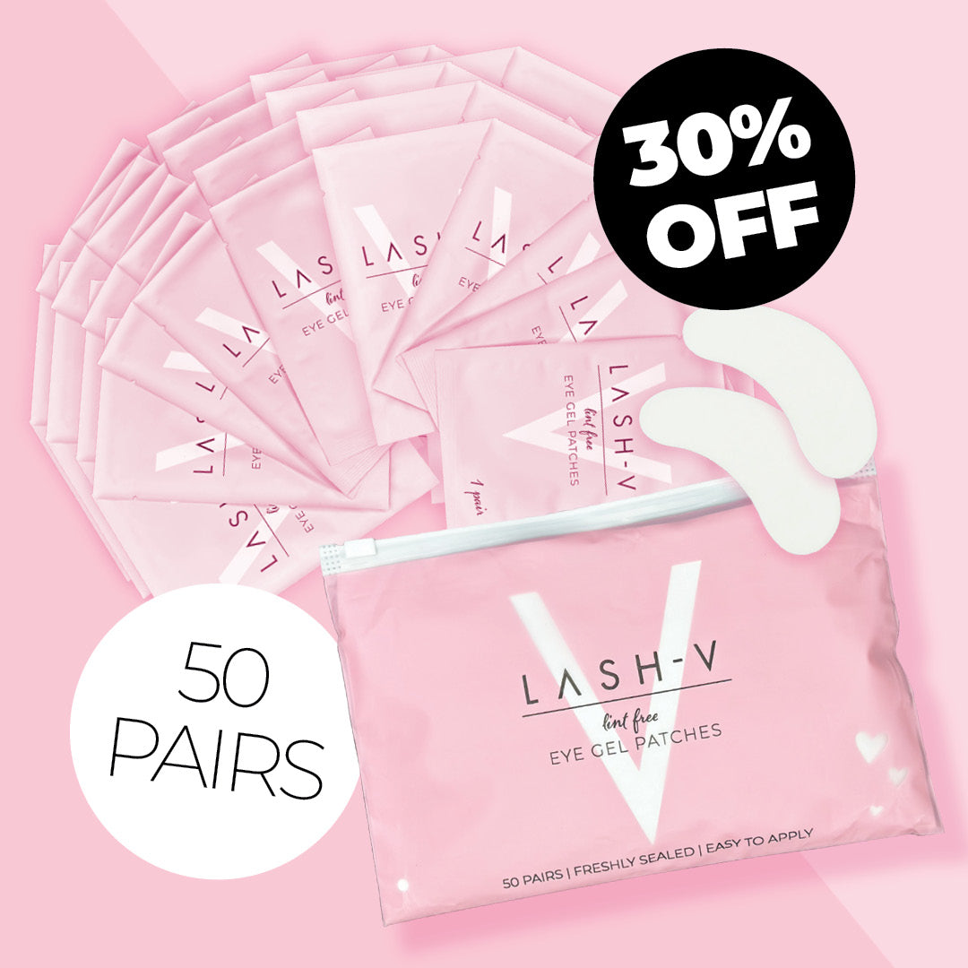 Eye Gel Pads - Lash Extension Supplies (50x pack/ 100x pack/ 150x pack/ 200 pack) - One V Salon