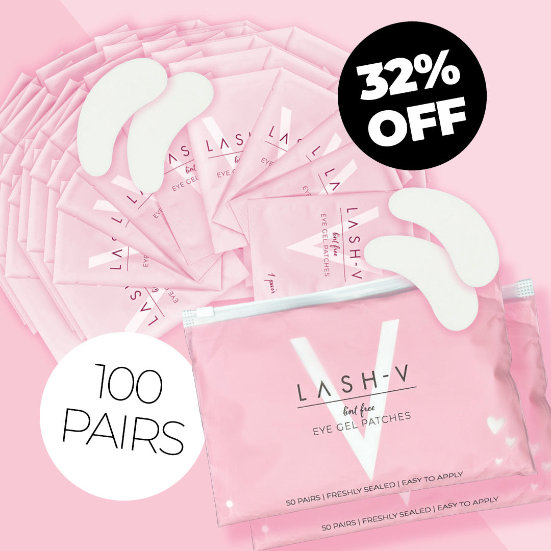 Eye Gel Pads - Lash Extension Supplies (50x pack/ 100x pack/ 150x pack/ 200 pack) - One V Salon