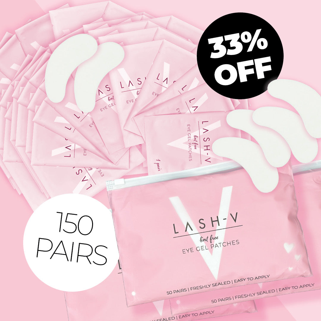 Eye Gel Pads - Lash Extension Supplies (50x pack/ 100x pack/ 150x pack/ 200 pack) - One V Salon