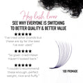 Sample Promade Lash Fans - 50 Loose Fans - One V Salon