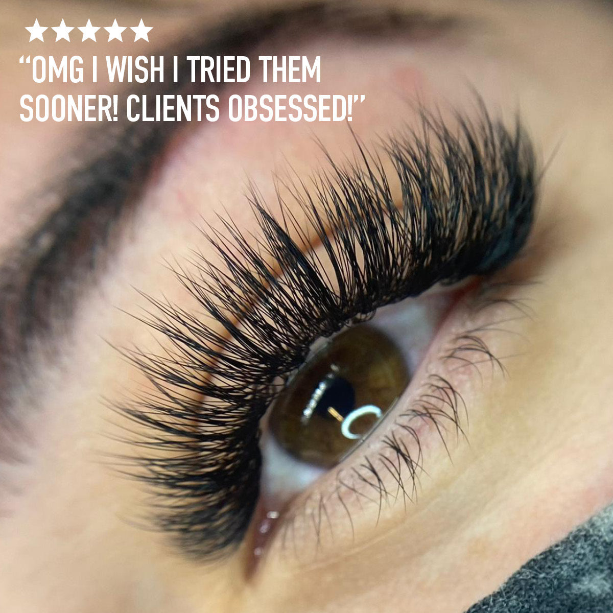 Sample Promade Lash Fans - 50 Loose Fans - One V Salon