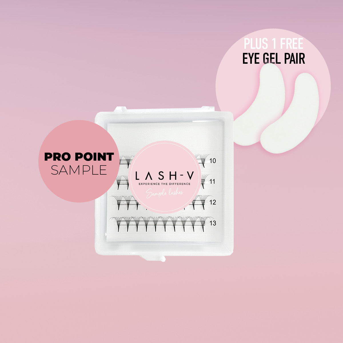 Sample Pro-Point Lash Fans - up to 48 Fans - One V Salon
