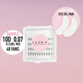 Sample Pro-Point Lash Fans - up to 48 Fans - One V Salon