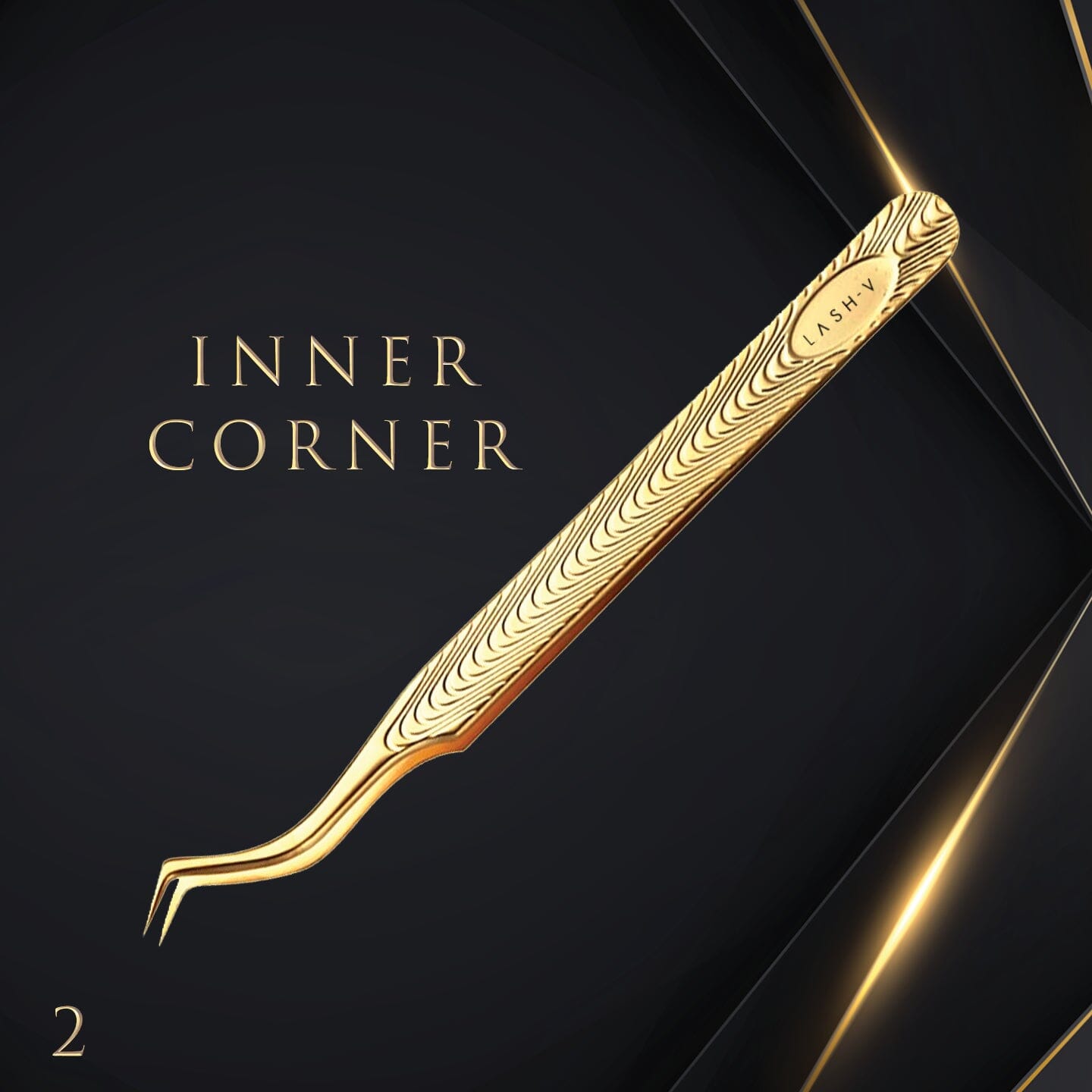 Luxe Gold Tweezers - 7x Pack Combo - One V Salon