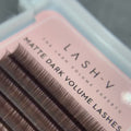 Matte Dark Volume Dark Brown Lashes - 0.05 - One V Salon