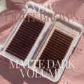 Matte Dark Volume - Light Brown Lashes - 0.05 - One V Salon