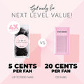 10D Promade Camellia Loose - 1000 Fans - One V Salon