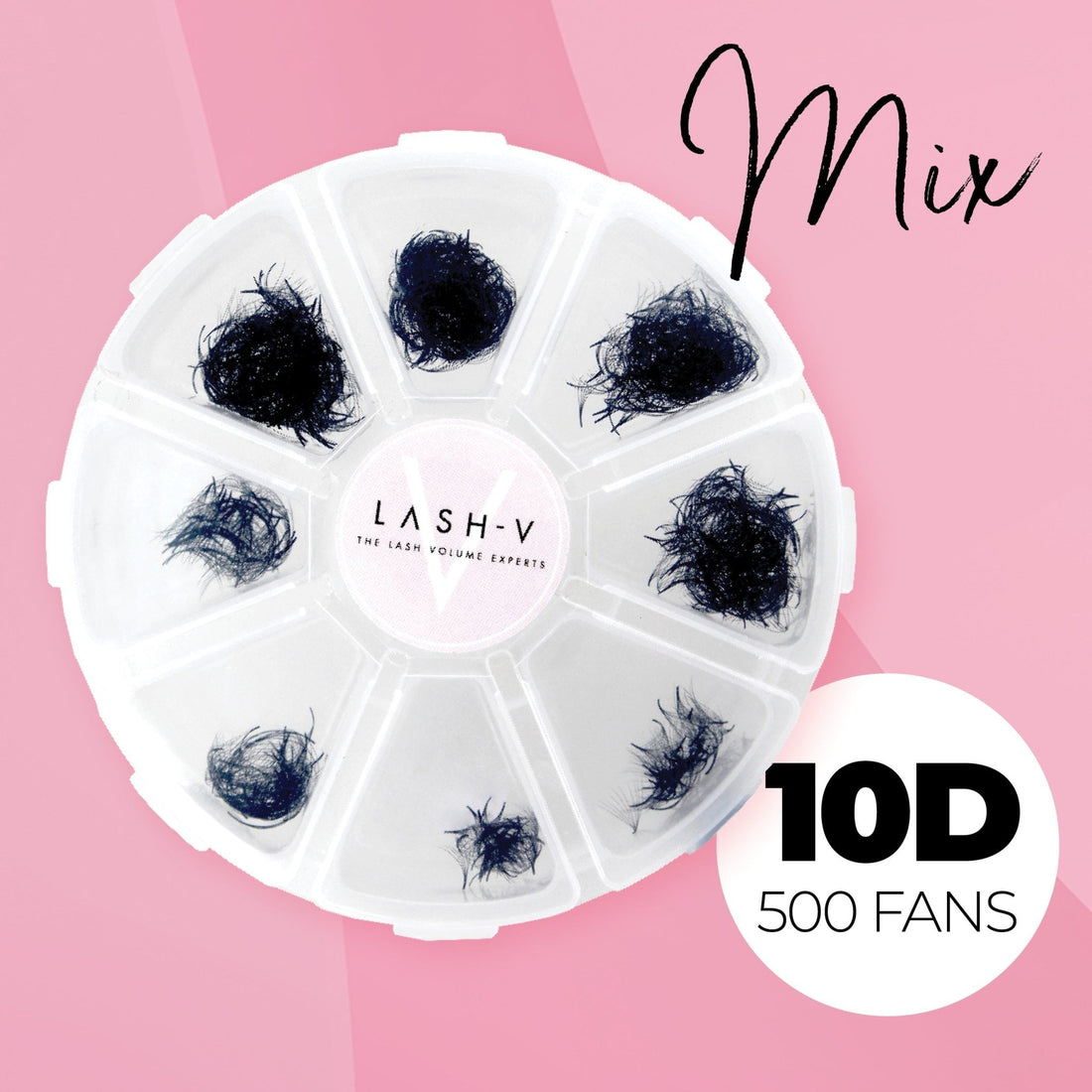 10D Promade Loose - 500 Mix Fans - One V Salon