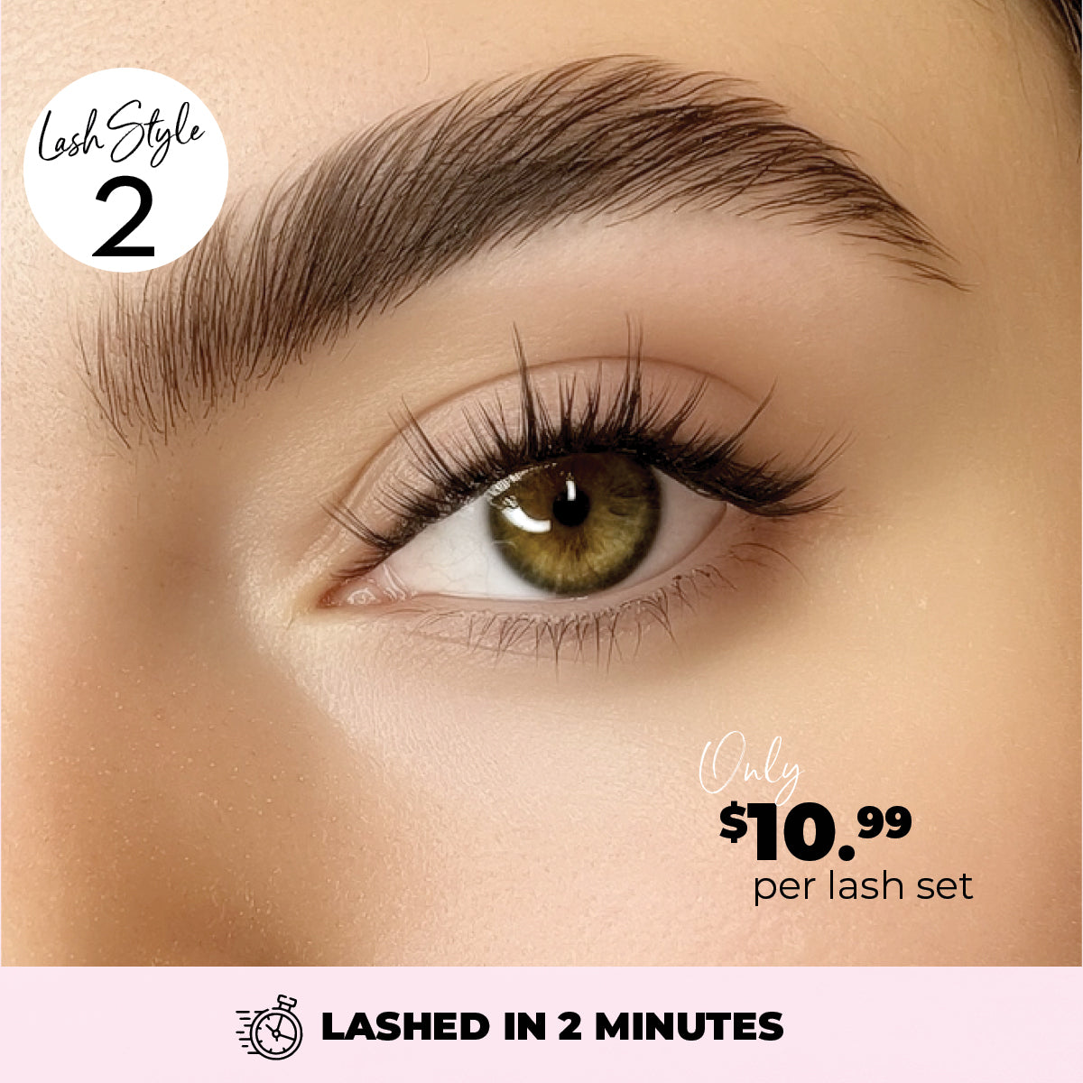 Miss Wispy Cluster Lashes - No Glue - 30 Clusters . - One V Salon