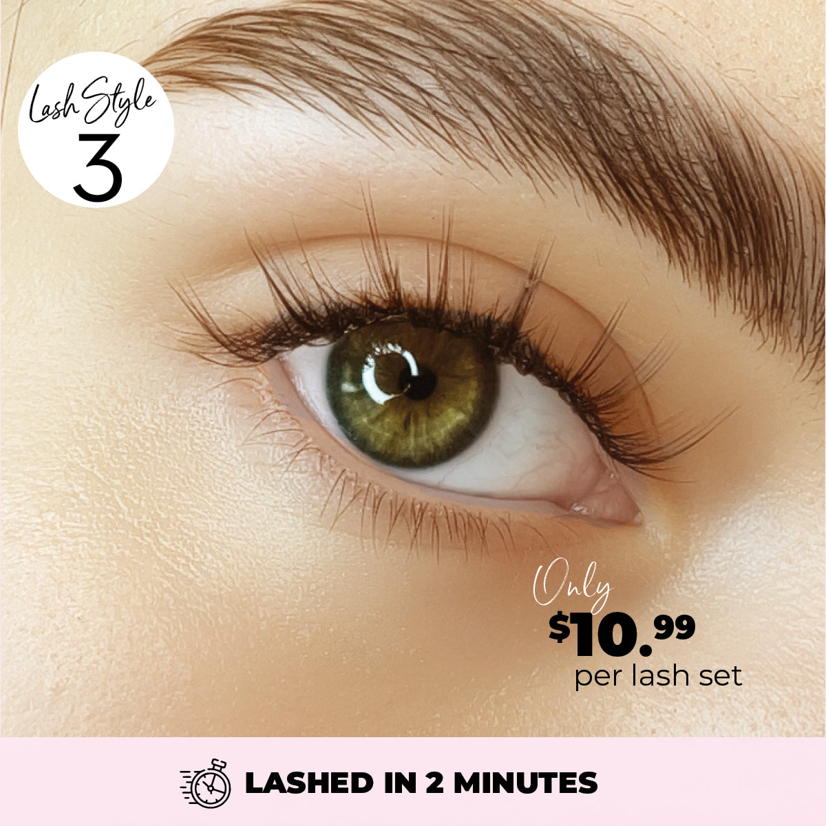 Miss Wispy Cluster Lashes - No Glue - 30 Clusters . - One V Salon