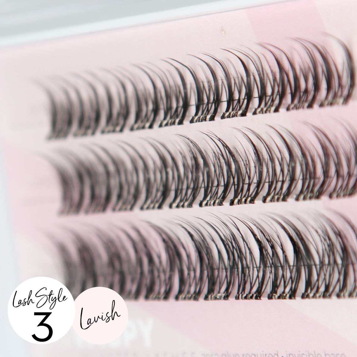 Miss Wispy Cluster Lashes - No Glue - 30 Clusters . - One V Salon