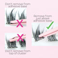 Miss Wispy Cluster Lashes - No Glue - 30 Clusters . - One V Salon