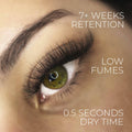 Adhesive Glue - Triple Threat - Best Eyelash Extensions Glue - Lash Supplies - 2 Pack - One V Salon