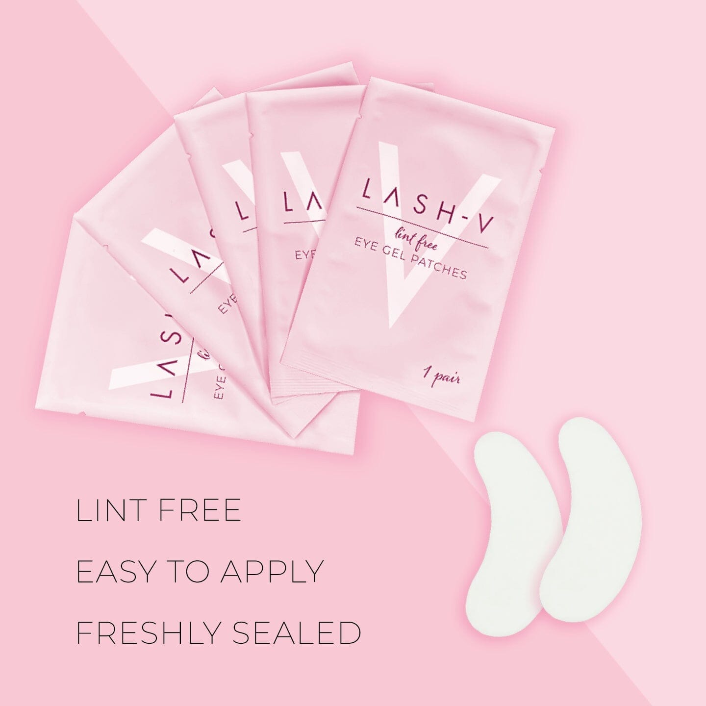 Eye Gel Pads - Lash Extension Supplies (50x pack/ 100x pack/ 150x pack/ 200 pack) - One V Salon