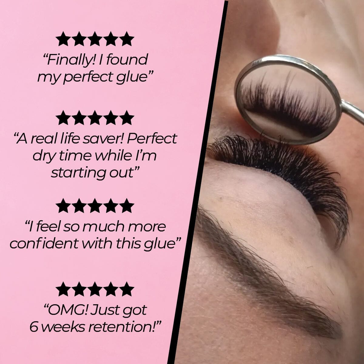 Next Gen Eyelash Adhesive - Best Lash Extensions Glue - Lash Supplies - 2 Pack - One V Salon