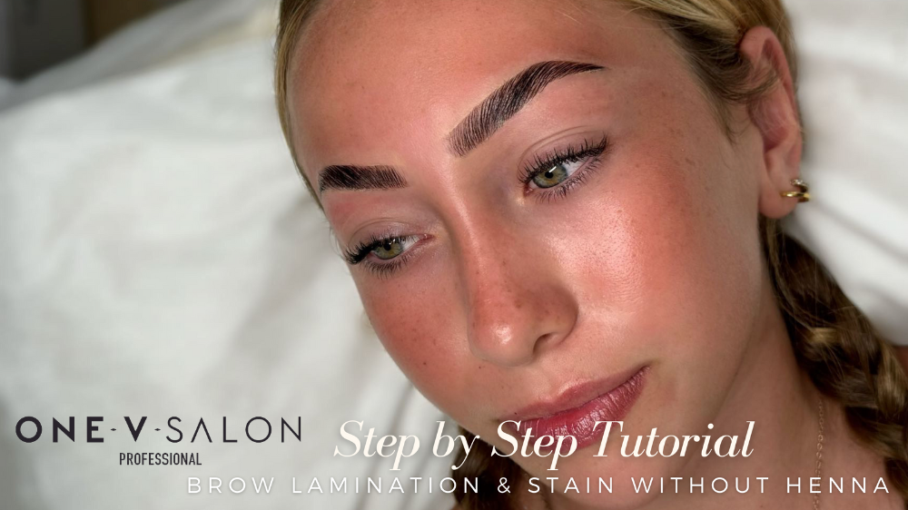 Video: Step by Step Brow Lamination & Stain WITHOUT Henna