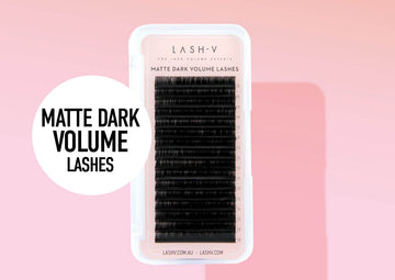 MATTE DARK VOLUME LASHES - ONE V SALON PRO