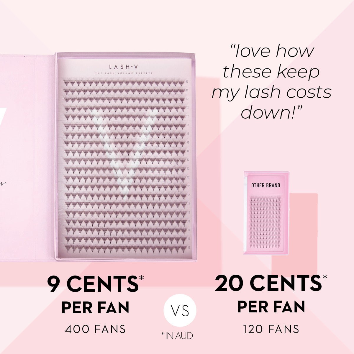 14D Promade Xxl Tray - 400 Fans - One V Salon