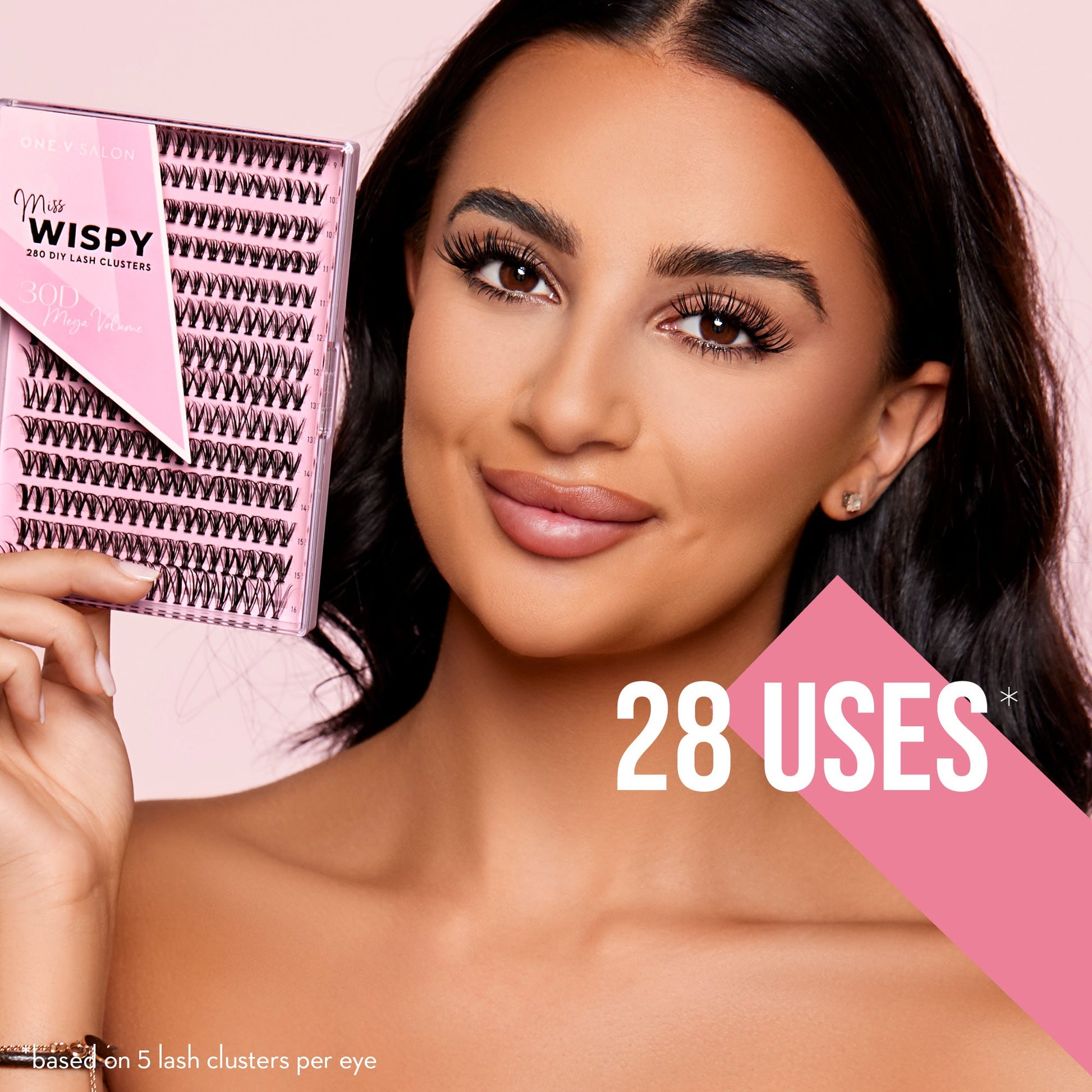 30D Mega Volume - 280 DIY Cluster Lashes (Bundle Pack) - One V Salon