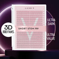 3D Short Stem Pro - Ultra Dark Fans - One V Salon