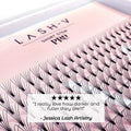 4D Short Stem Pro - Ultra Dark Premade Fans - One V Salon