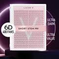 6D Short Stem Pro - Ultra Dark Fans - One V Salon
