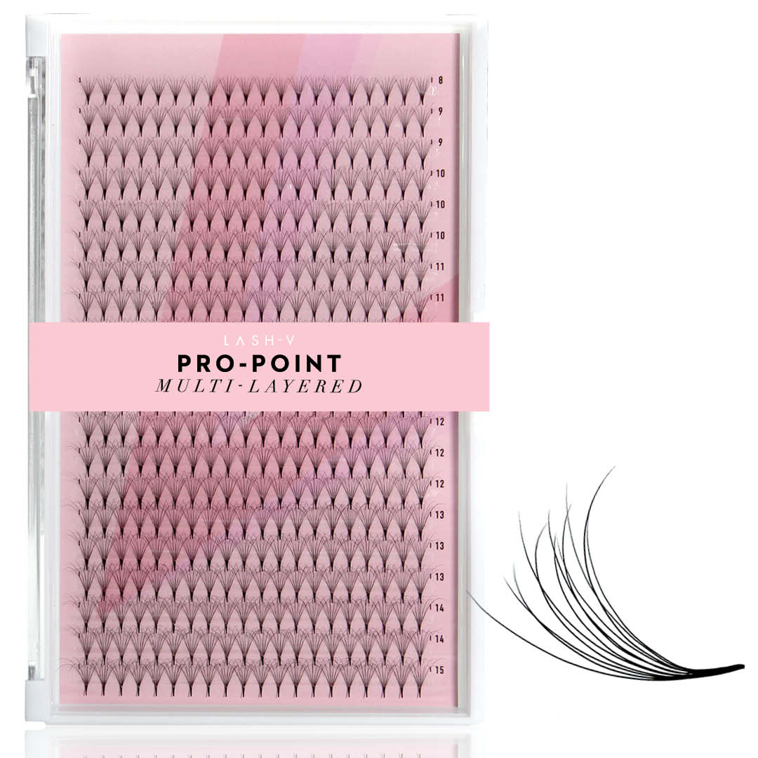 6D Pro-Point Double Layered Fans - 400 Fans - 0.05 - One V Salon